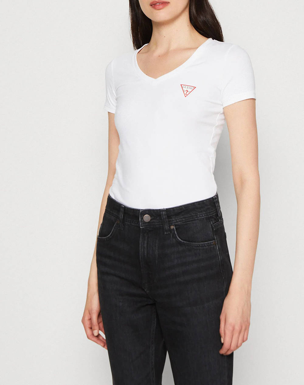 GUESS MINI TRIANGLE TEE ДАМСКА БЛУЗА