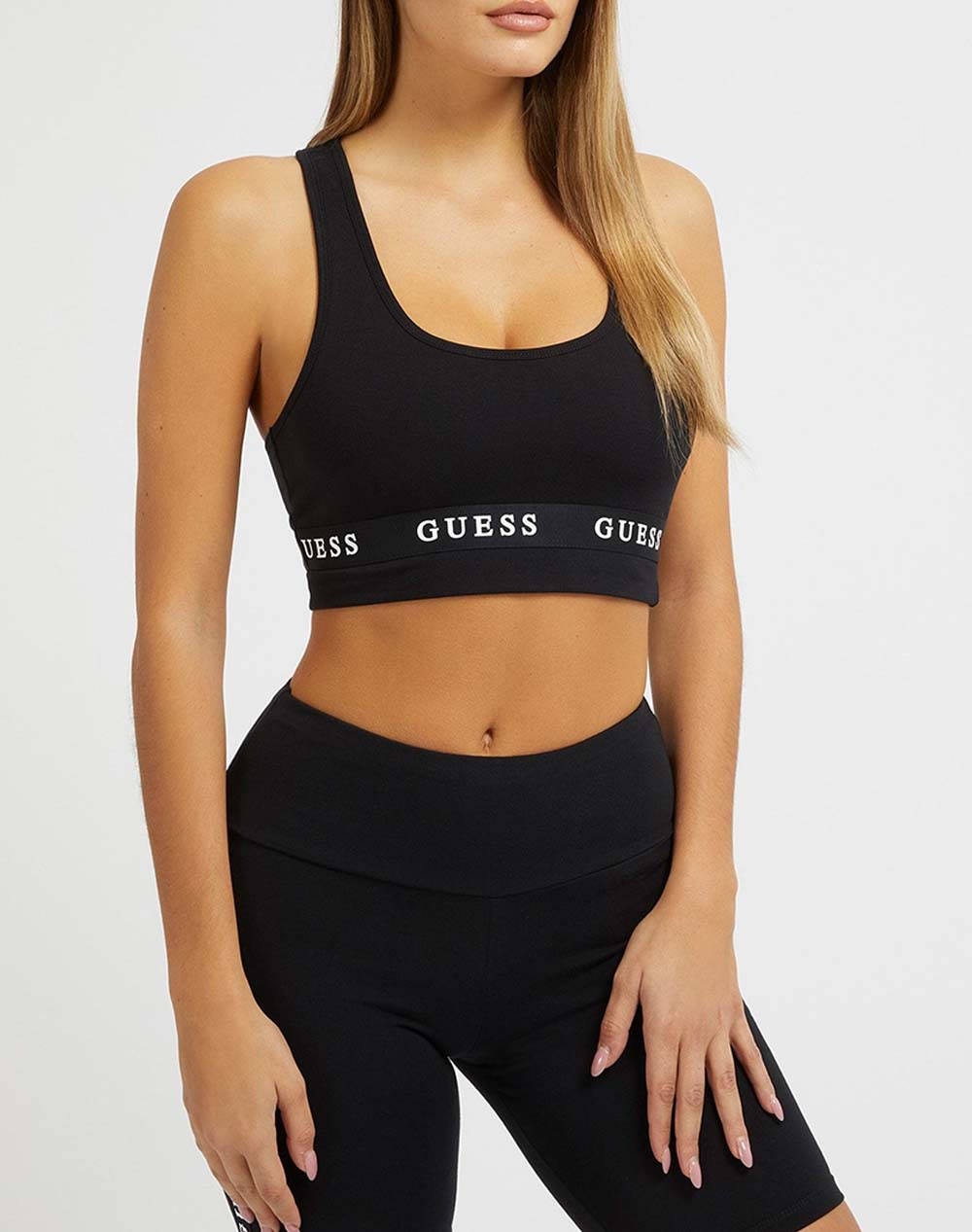 GUESS ALINE TOP ECO STRETCH JERSEY BUSTAKI WOMAN