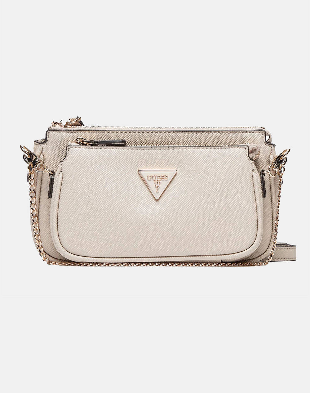 GUESS NOELLE DBL POUCH CROSSBODY ДАМСКА ЧАНТА (Размери: 24 x 13 x 5 см)