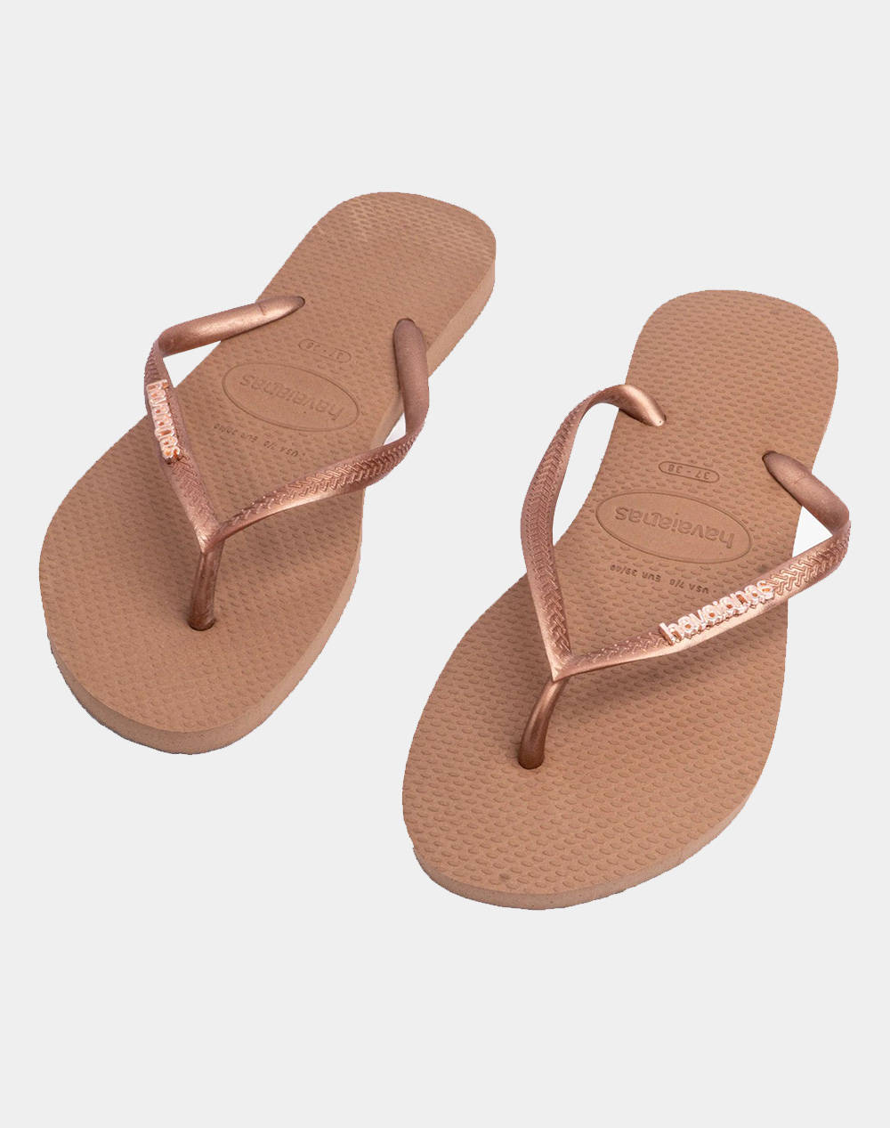 HAVAIANAS SLIM LOGO METALLIC ДЖАПАНКИ