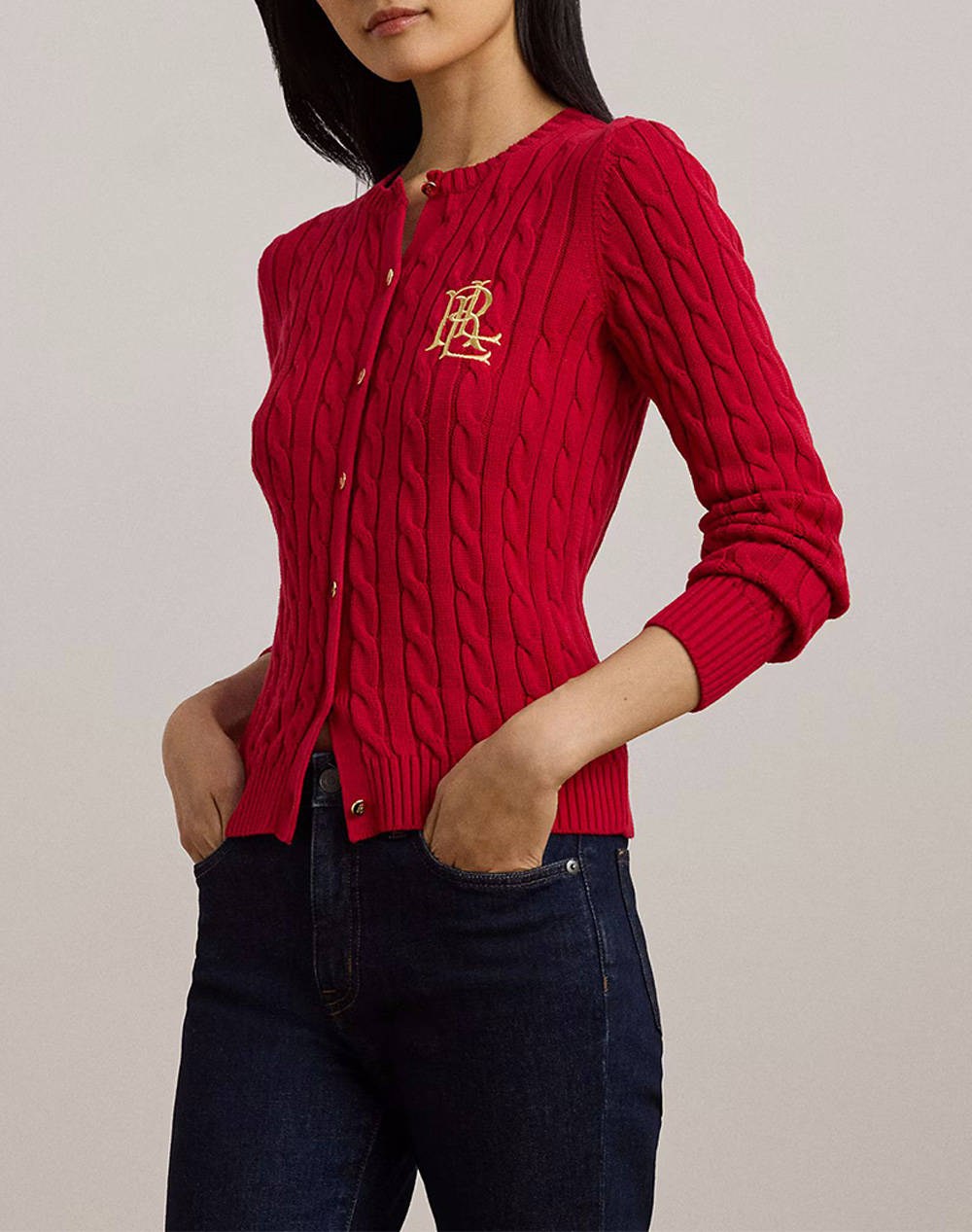 LAUREN RALPH LAUREN GASSED CARDIGAN