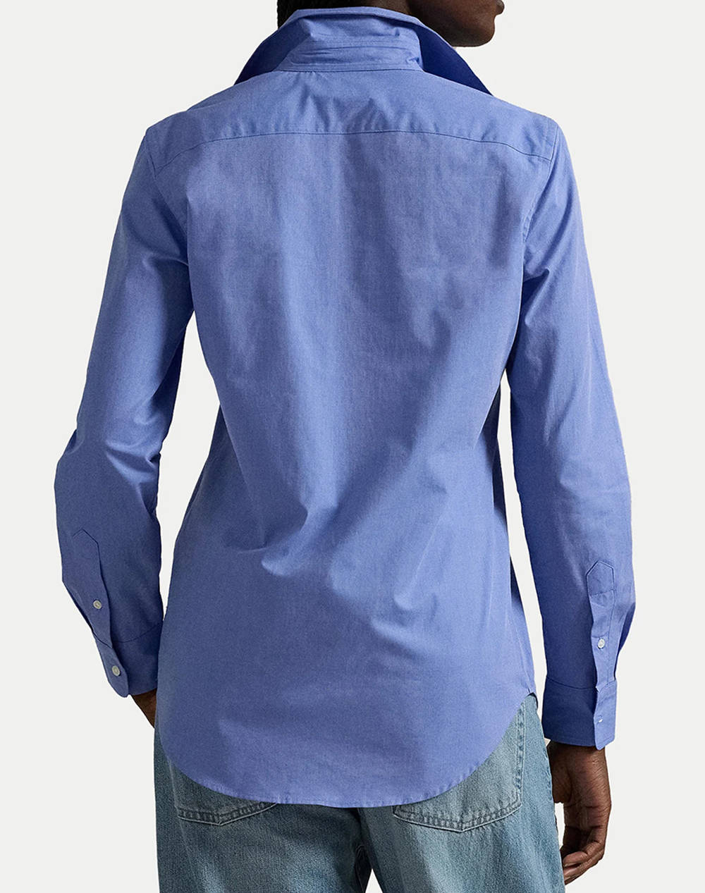 RALPH LAUREN LS BRKN ST-LONG SLEEVE-BUTTON FRONT SHIRT