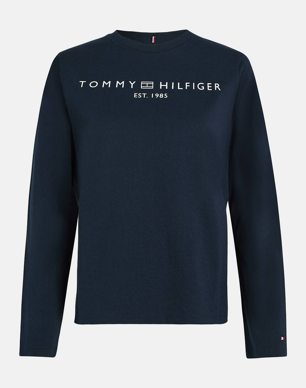 TOMMY HILFIGER REG CORP LOGO C-NK LS