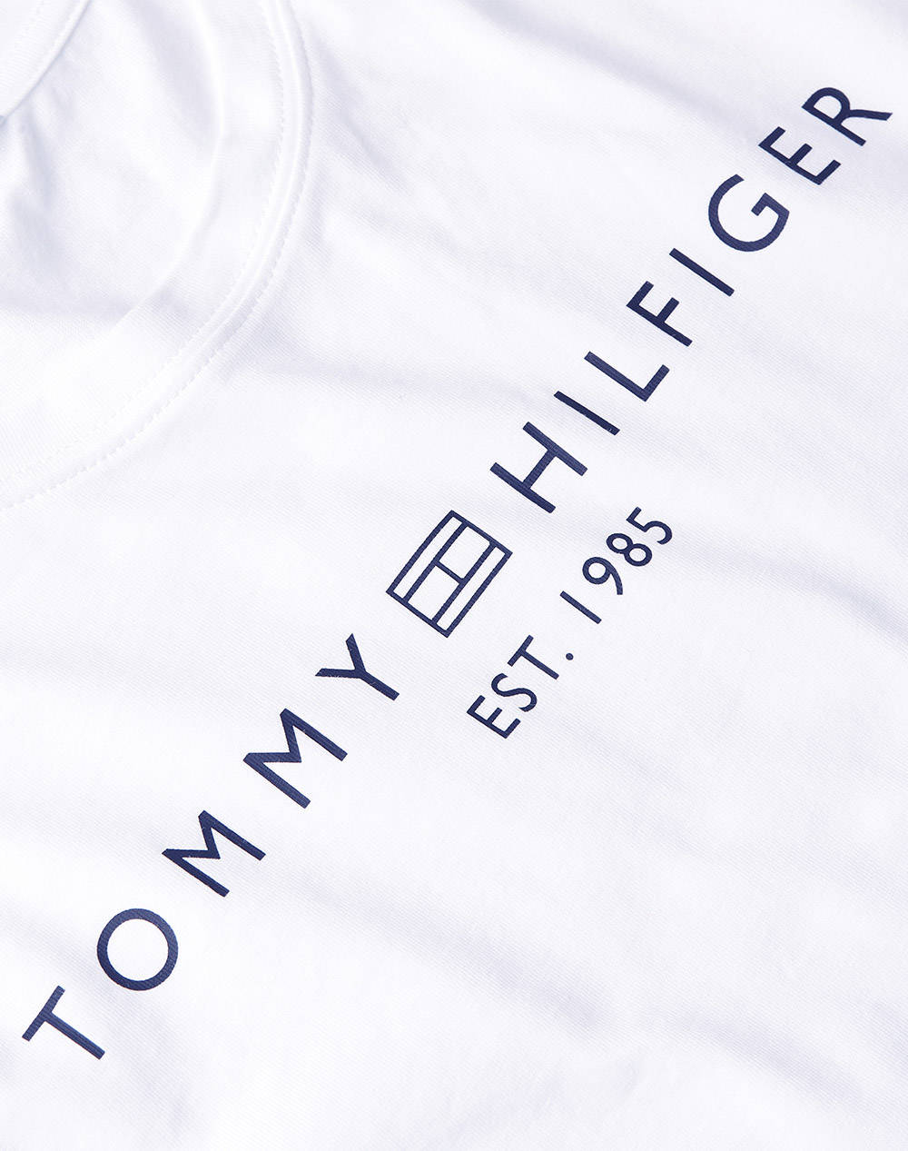 TOMMY HILFIGER REG CORP LOGO C-NK LS