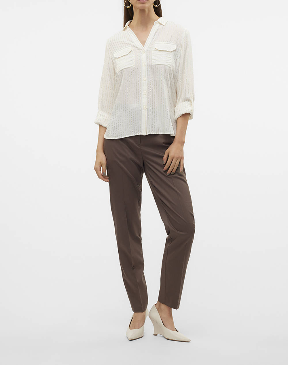 VERO MODA VMNILA MW TAPERED PANT NOOS