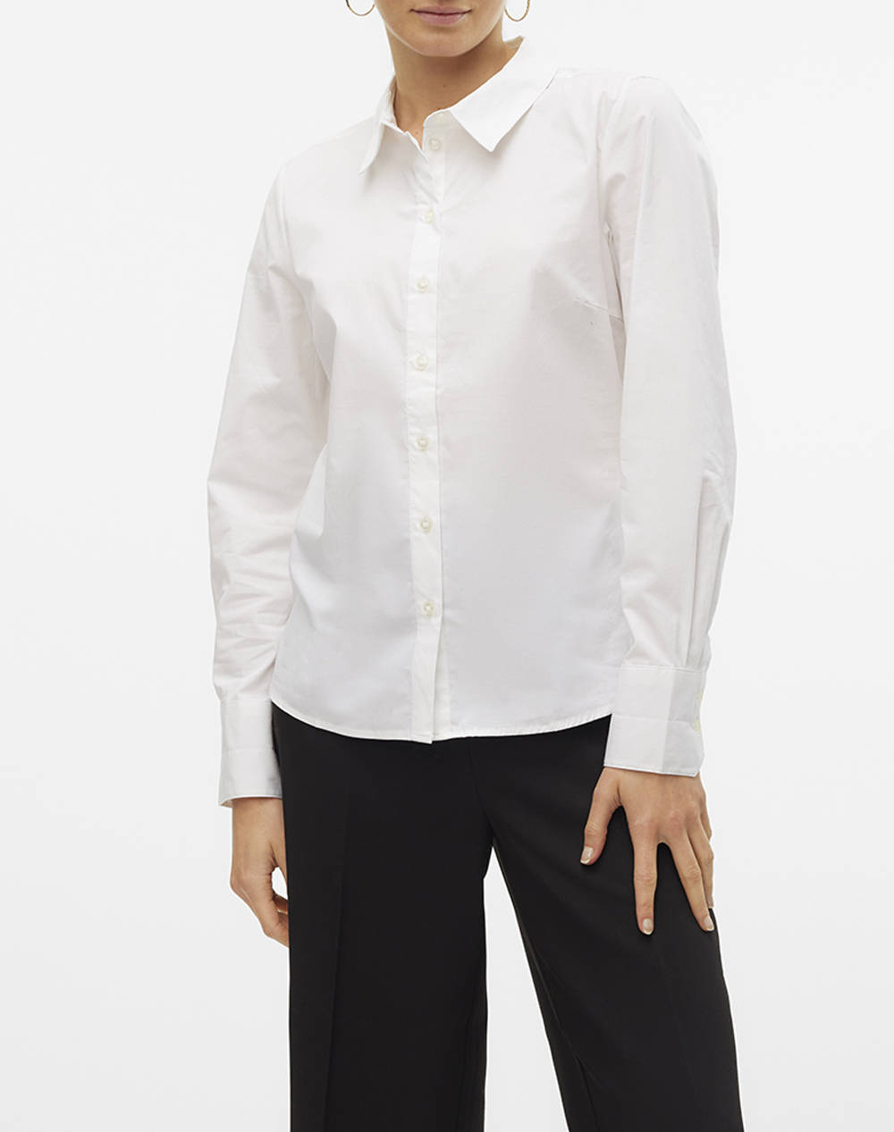 VERO MODA VMANNA LS FITTED SHIRT WVN GA NOOS