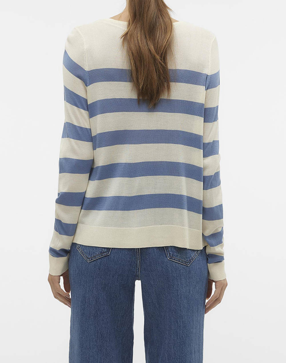 VERO MODA VMNOVA LS O-NECK PULLOVER GA NOOS