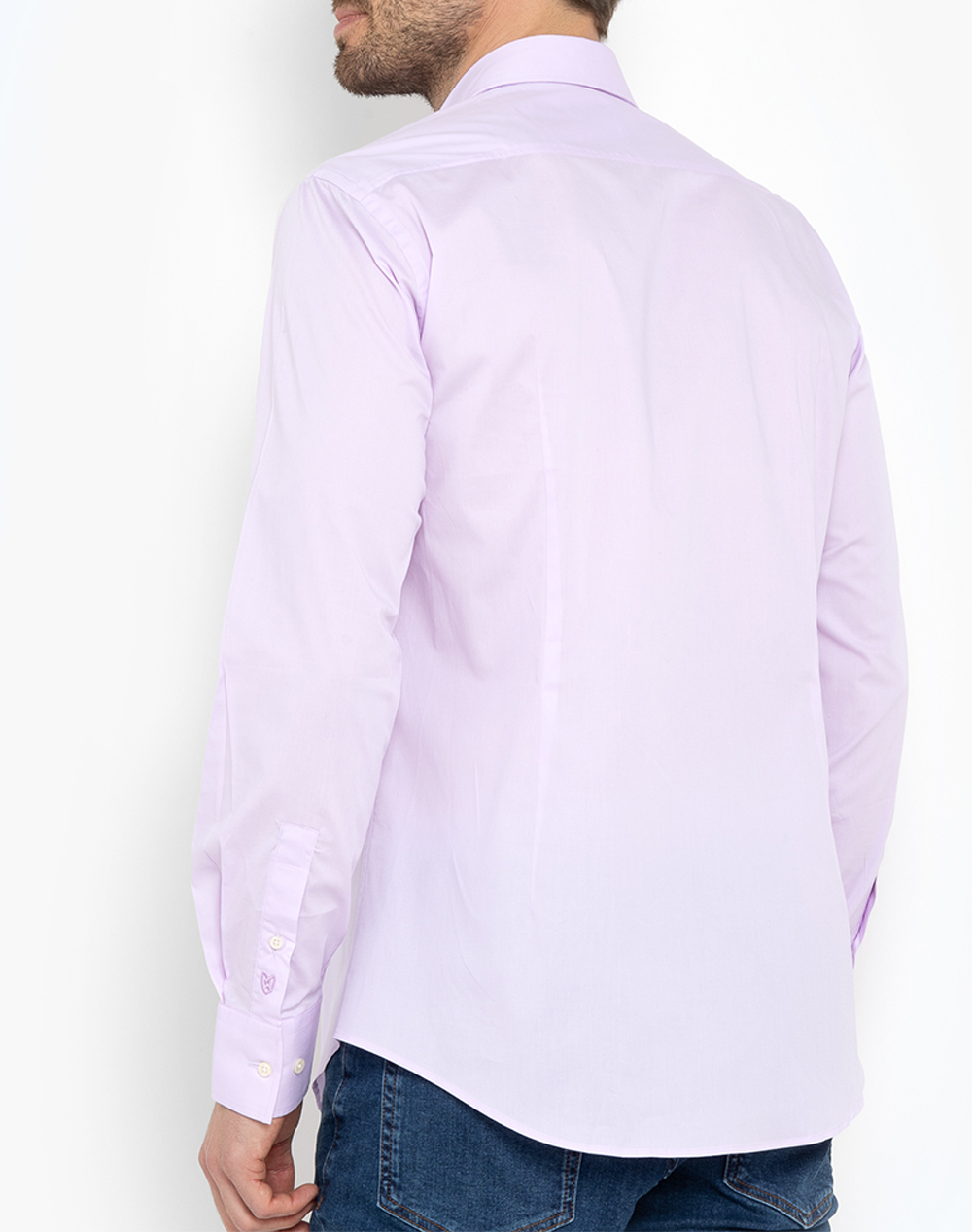 THE BOSTONIANS РИЗА POPLIN SLIM FIT Plain POPLIN Classic Slim Fit