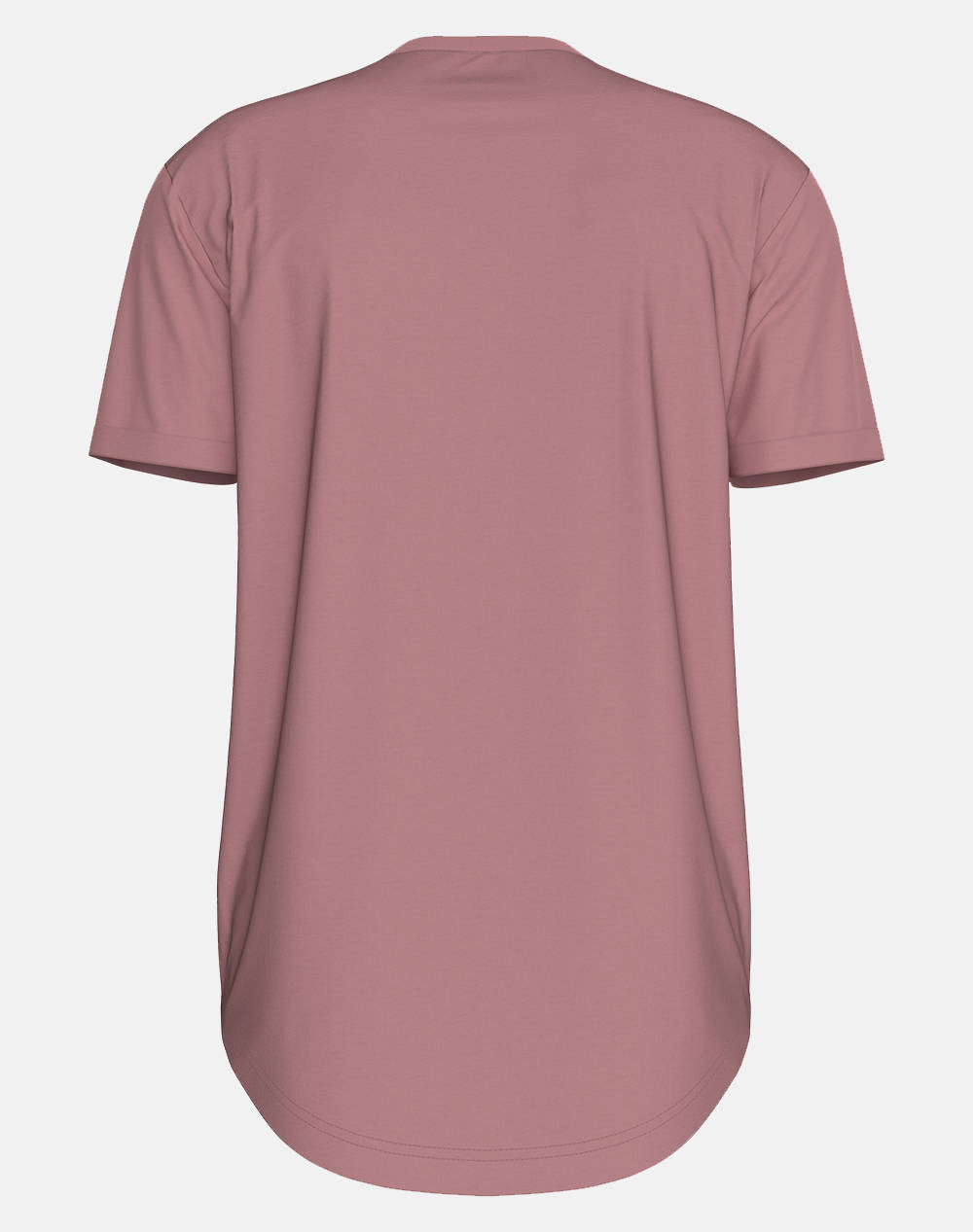 CALVIN KLEIN BADGE ROUND HEM TEE