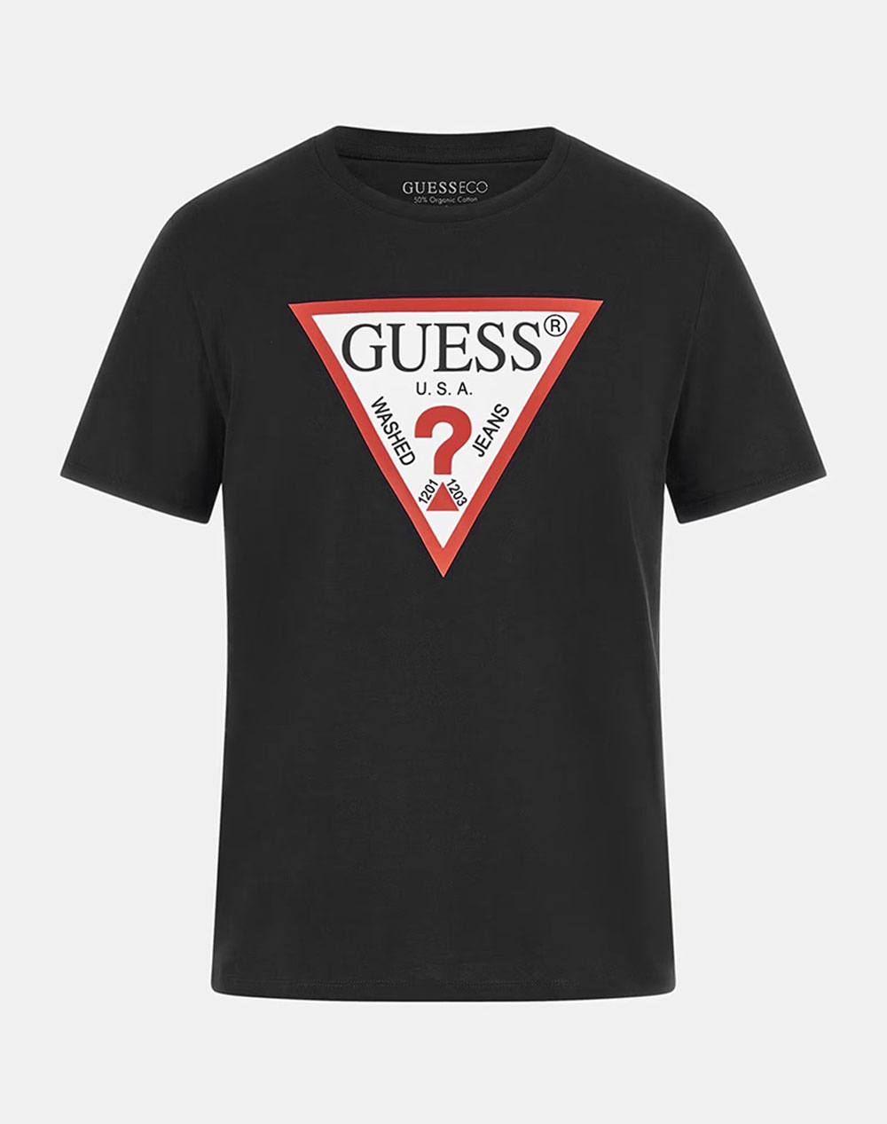 GUESS CN SS ORIGINAL LOGO TEE MENS T-SHIRT