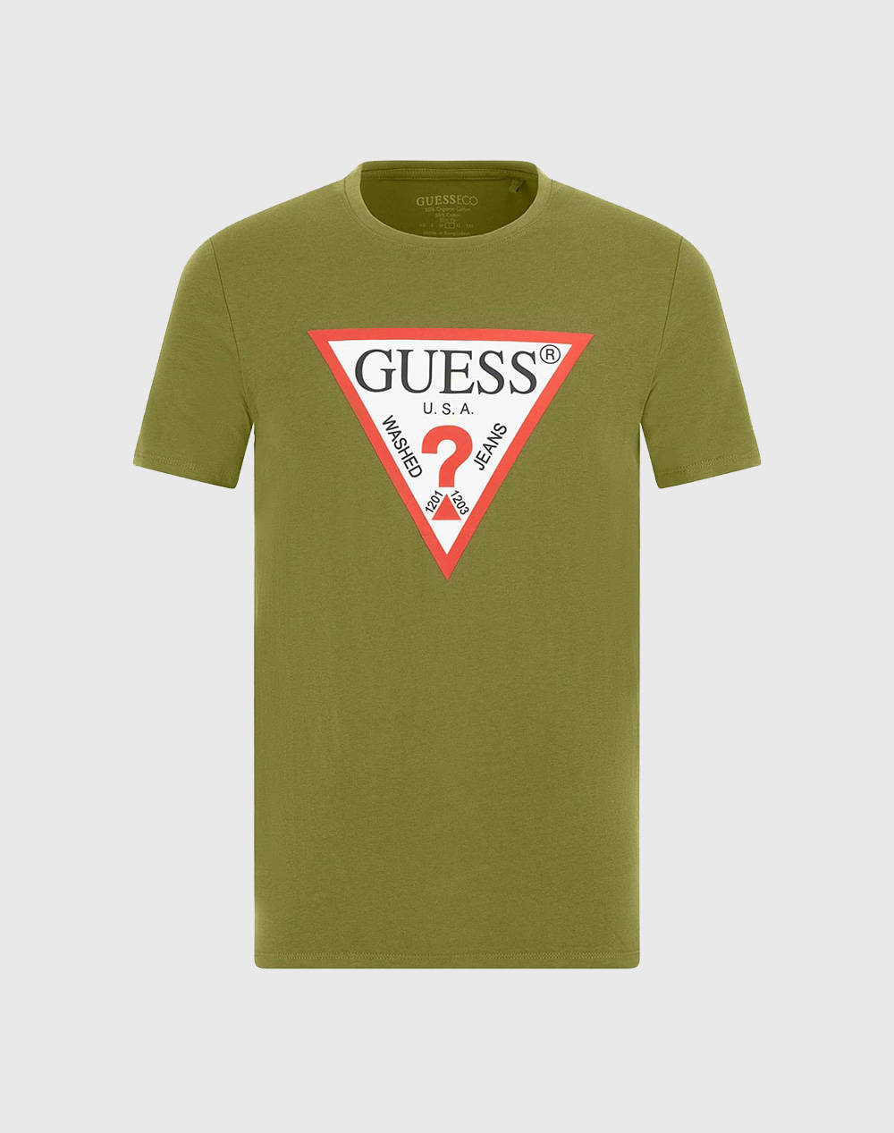 GUESS CN SS ORIGINAL LOGO TEE MENS T-SHIRT