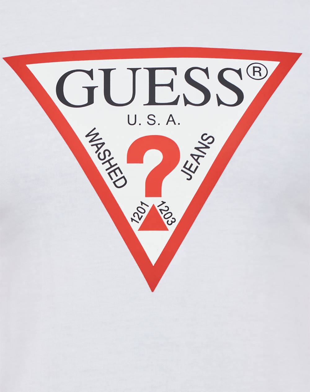 GUESS CN SS ORIGINAL LOGO TEE MENS T-SHIRT