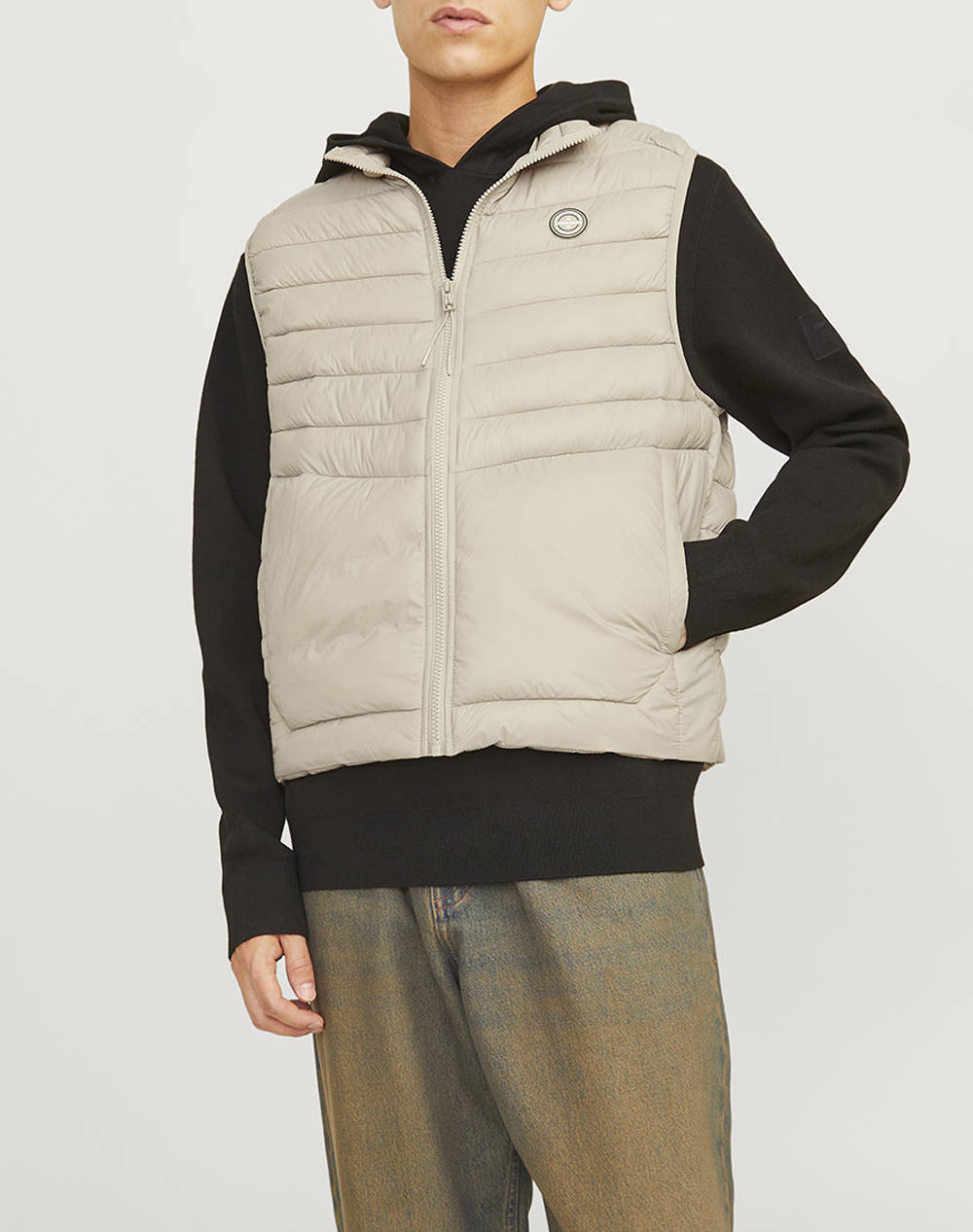 JACK&JONES JJESPRINT BODYWARMER COLLAR NOOS