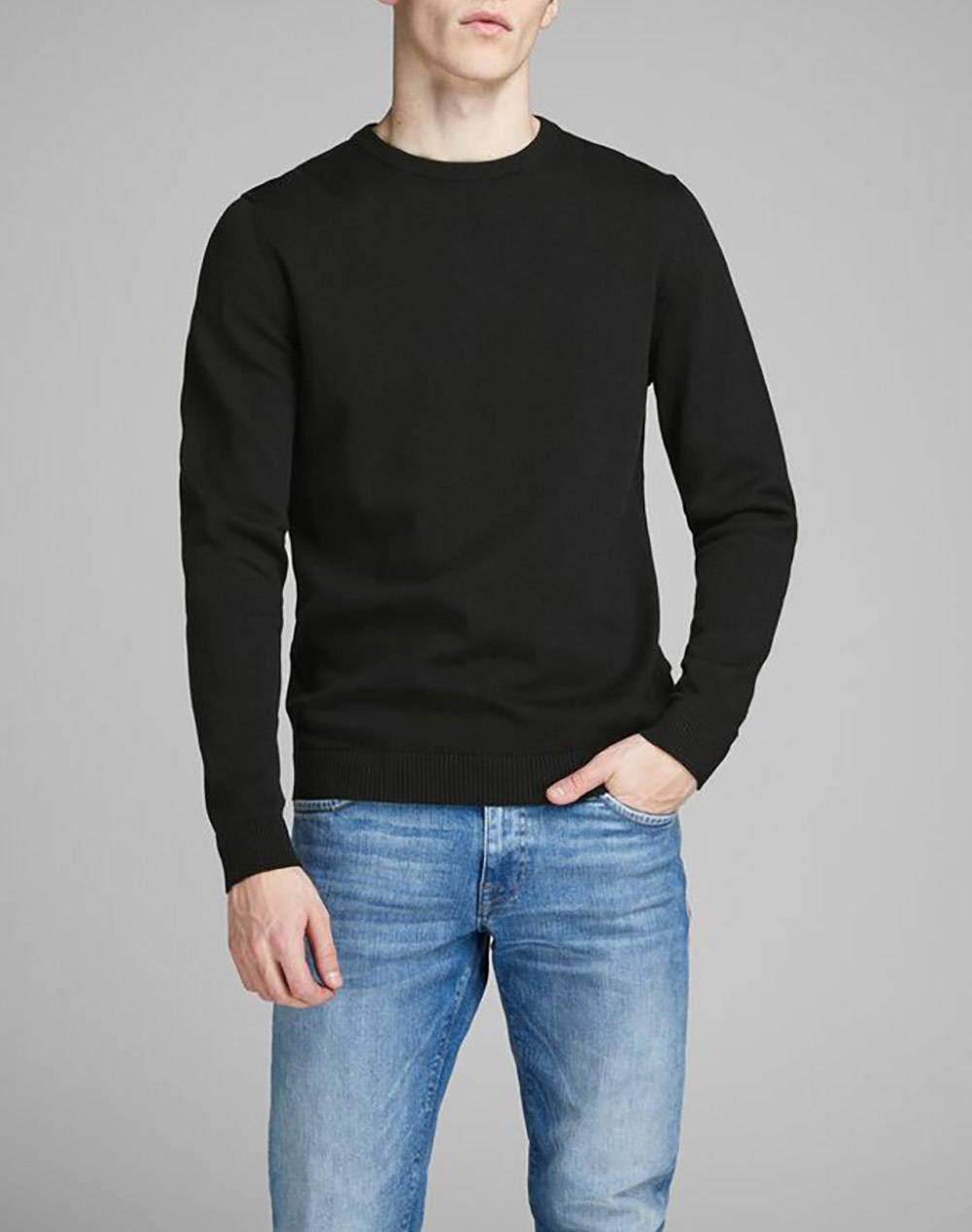 JACK&JONES JJEBASIC KNIT CREW NECK NOOS