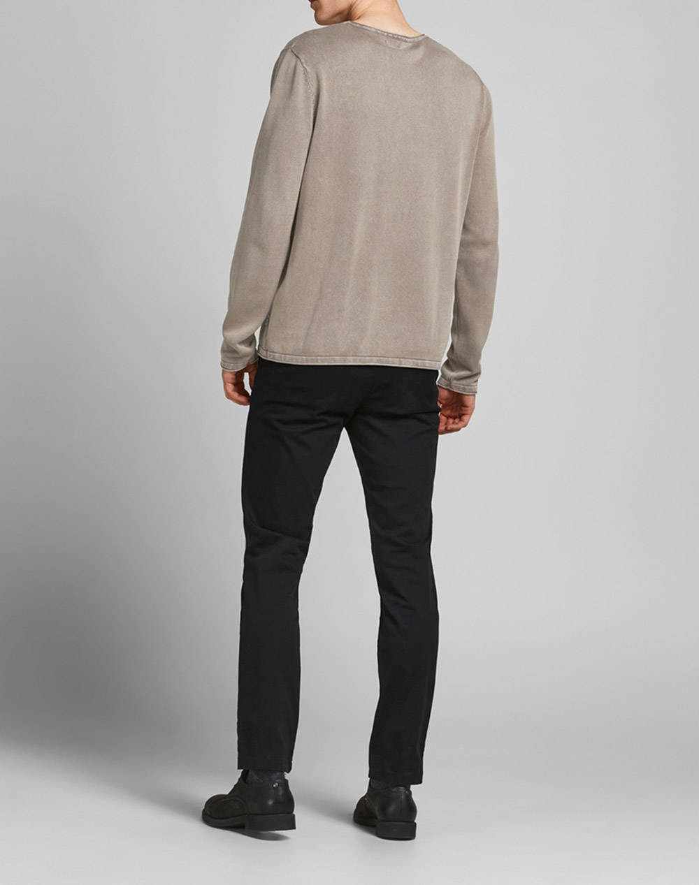 JACK&JONES JJELEO KNIT CREW NECK NOOS