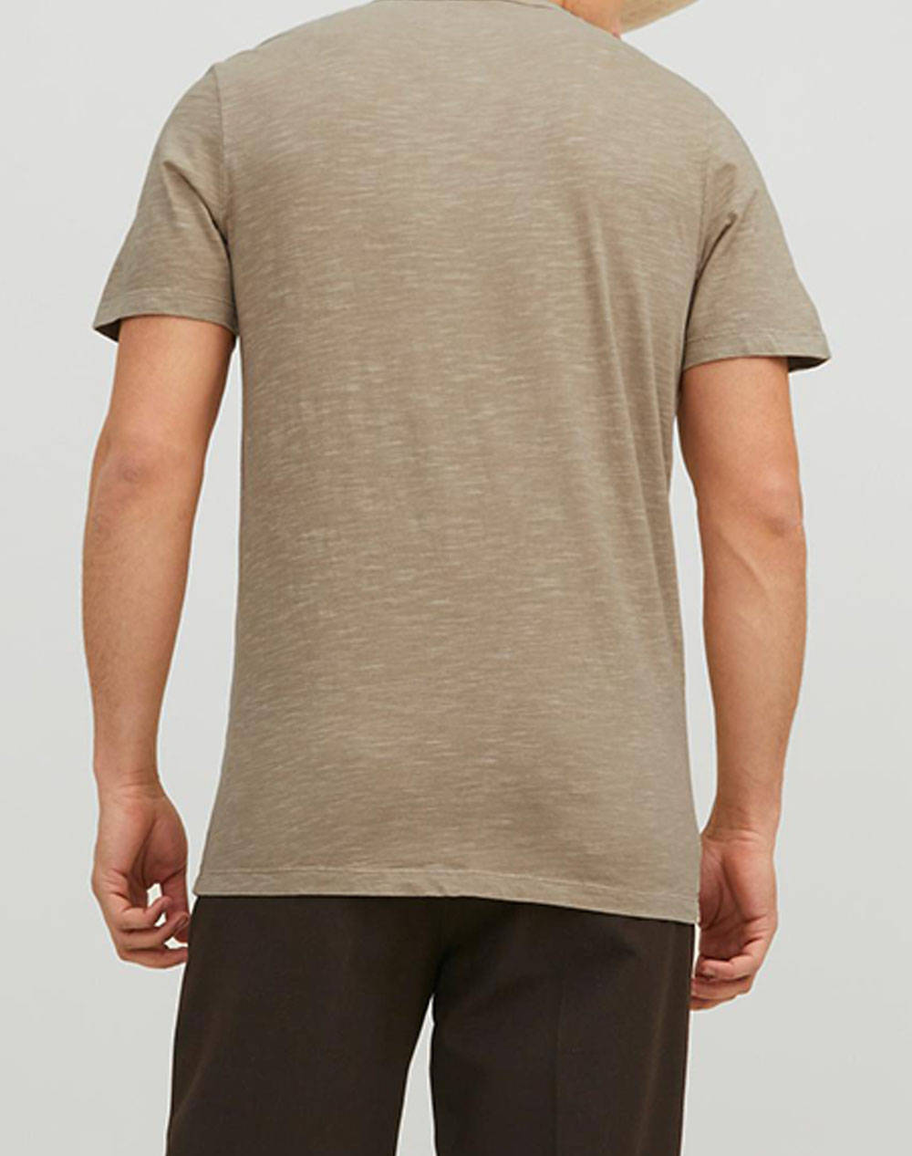 JACK&JONES JJESPLIT NECK TEE