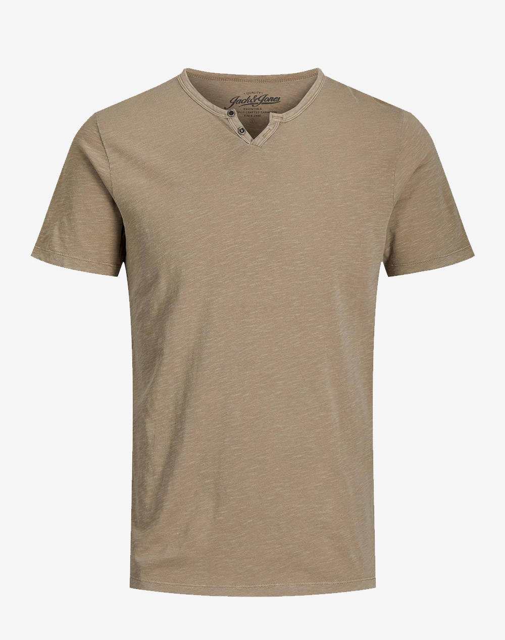 JACK&JONES JJESPLIT NECK TEE