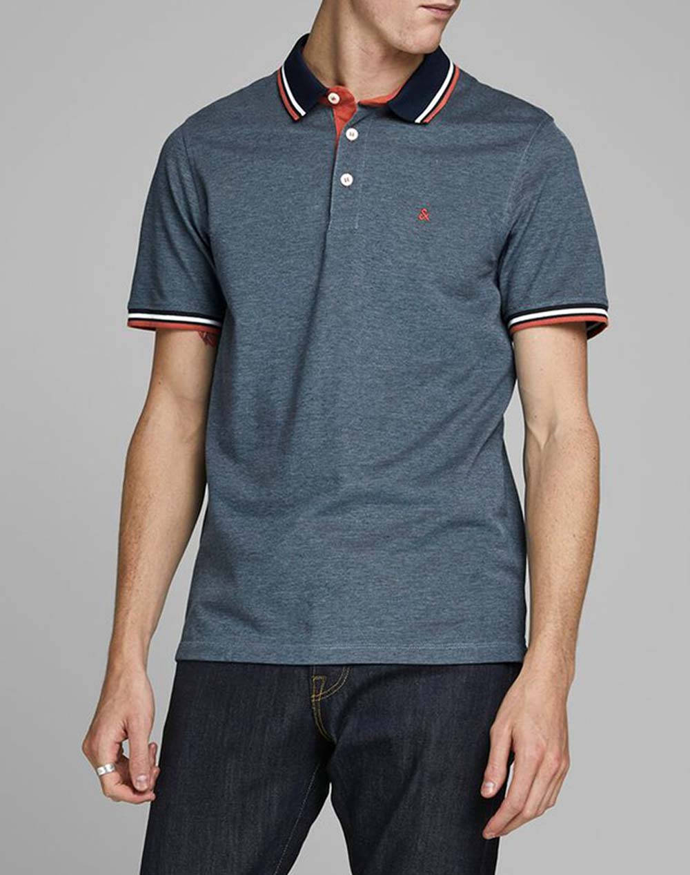 JACK&JONES JJEPAULOS POLO SS NOOS