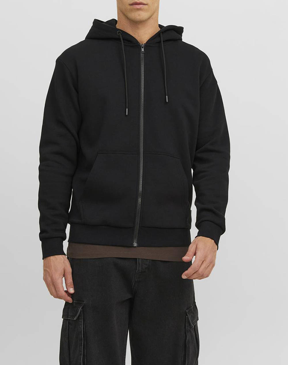 JACK&JONES JJEBRADLEY SWEAT ZIP HOOD NOOS