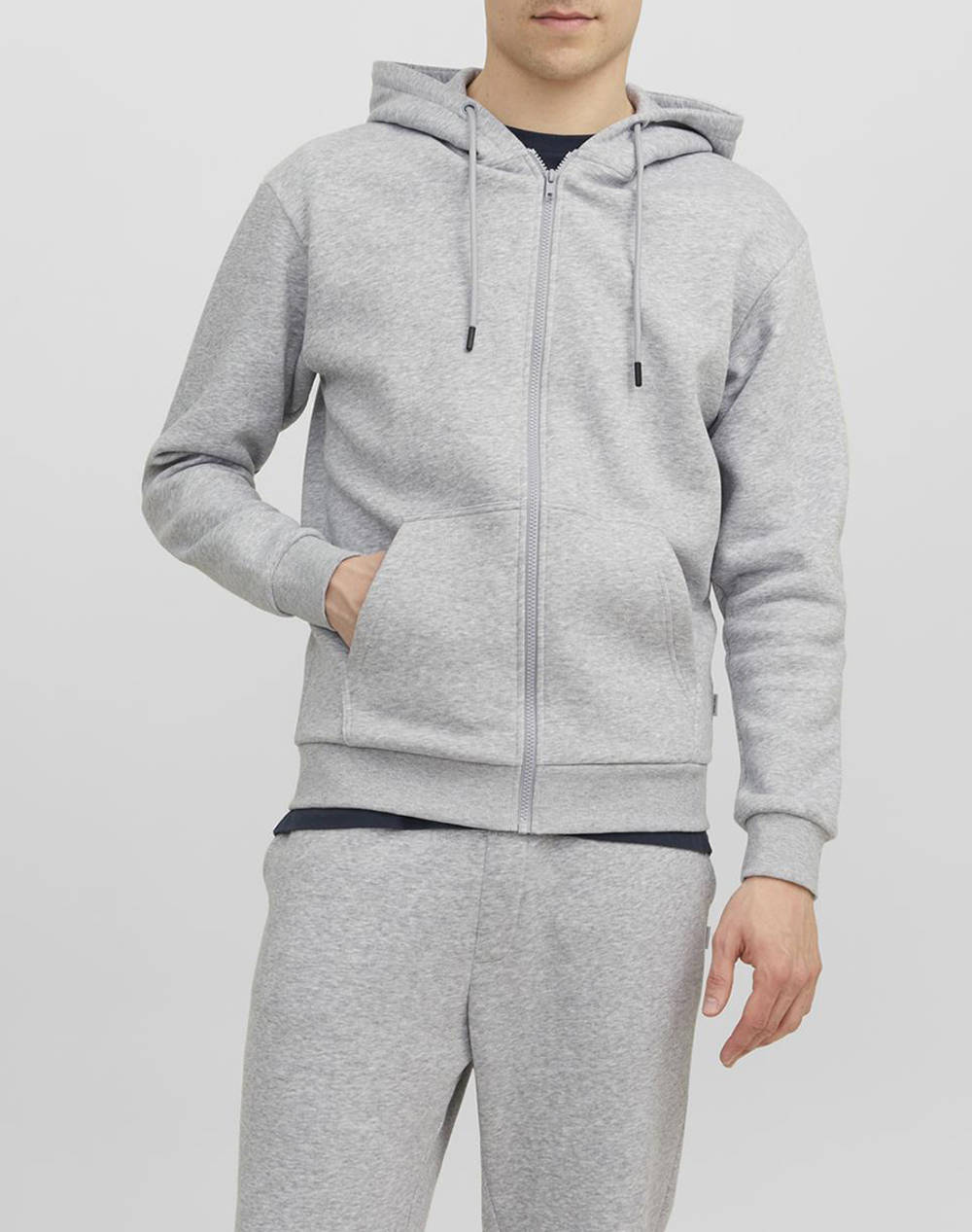 JACK&JONES JJEBRADLEY SWEAT ZIP HOOD NOOS