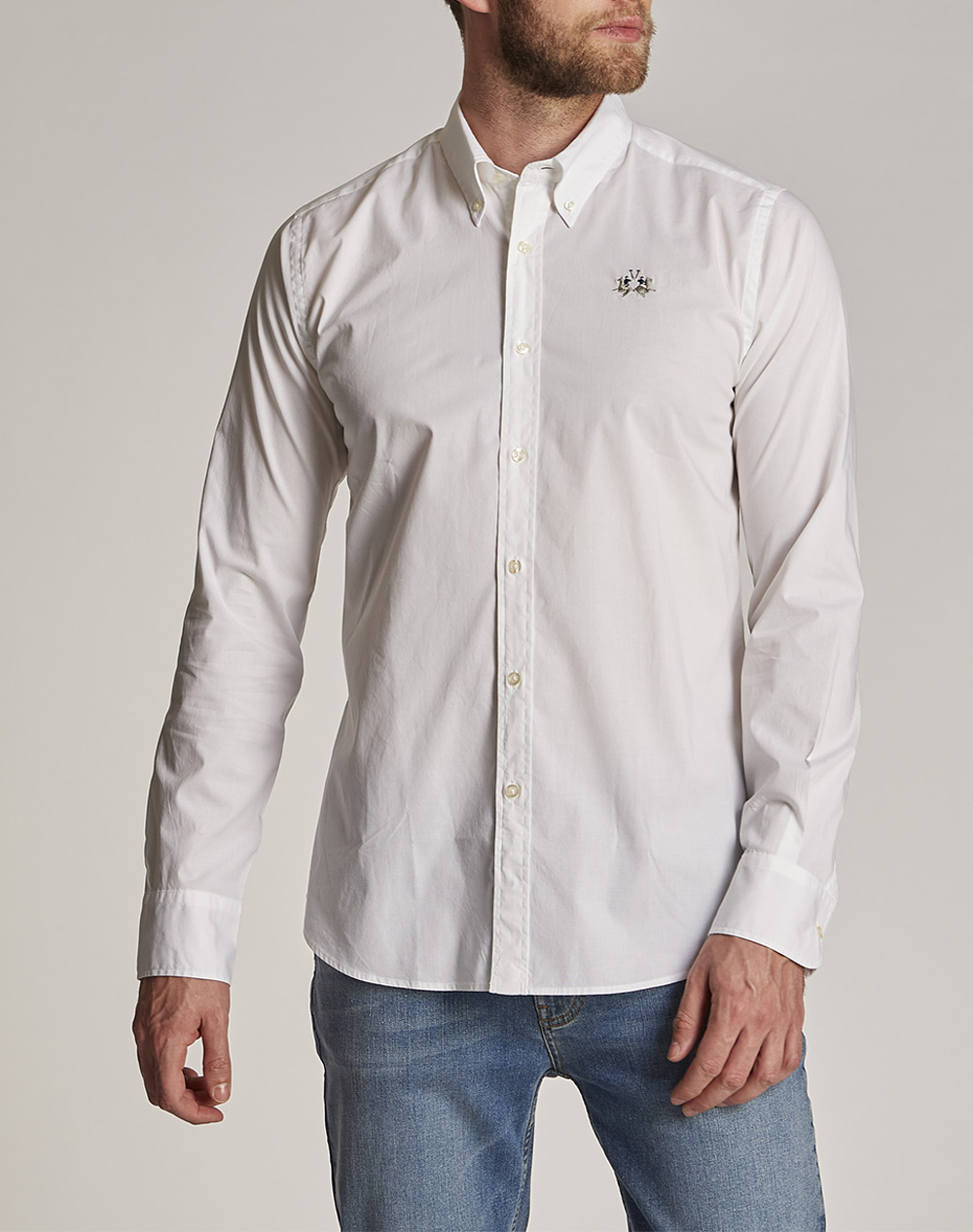 LA MARTINA РИЗА MAN SHIRT L/S POPLIN STRETCH