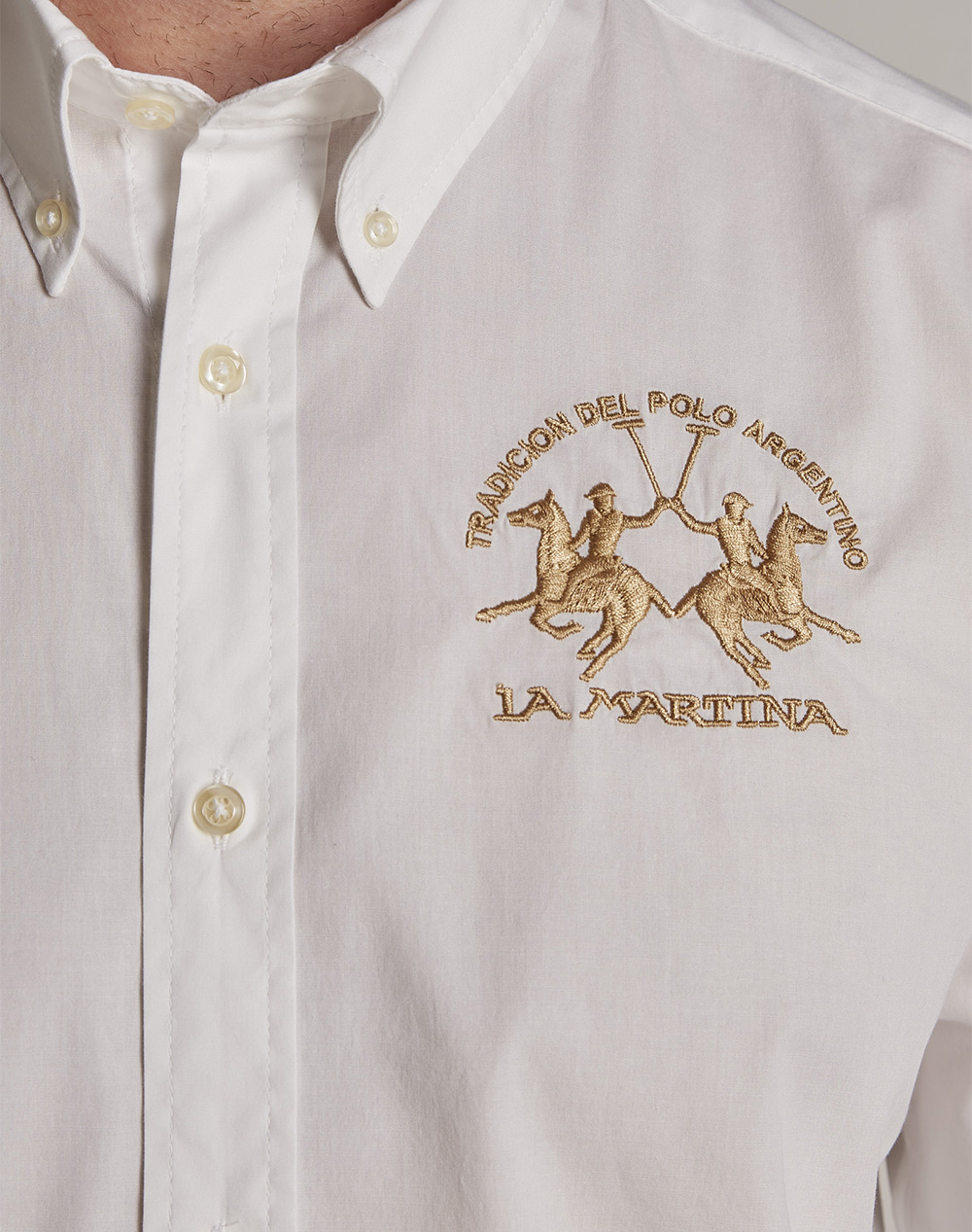 LA MARTINA РИЗА MAN SHIRT L/S POPLIN STRETCH