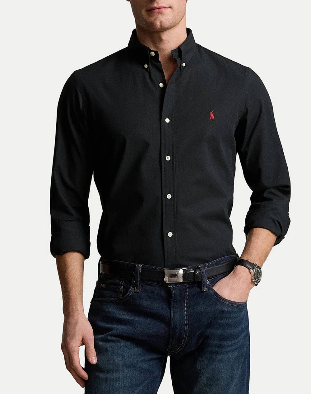 RALPH LAUREN SLBDPPCS-LONG SLEEVE-SPORT SHIRT