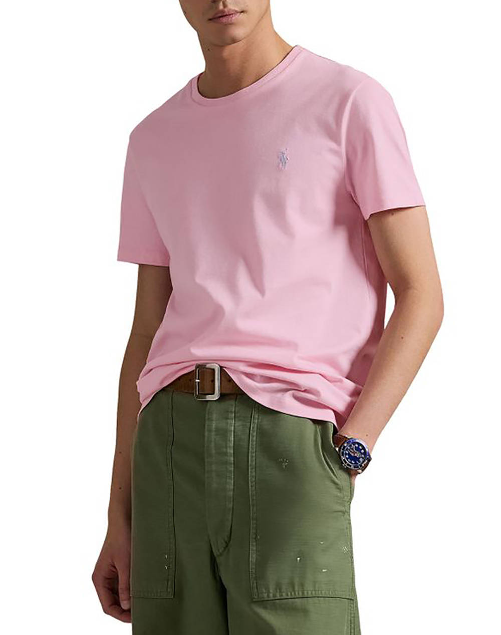 RALPH LAUREN SSCNCMSLM2-SHORT SLEEVE-T-SHIRT