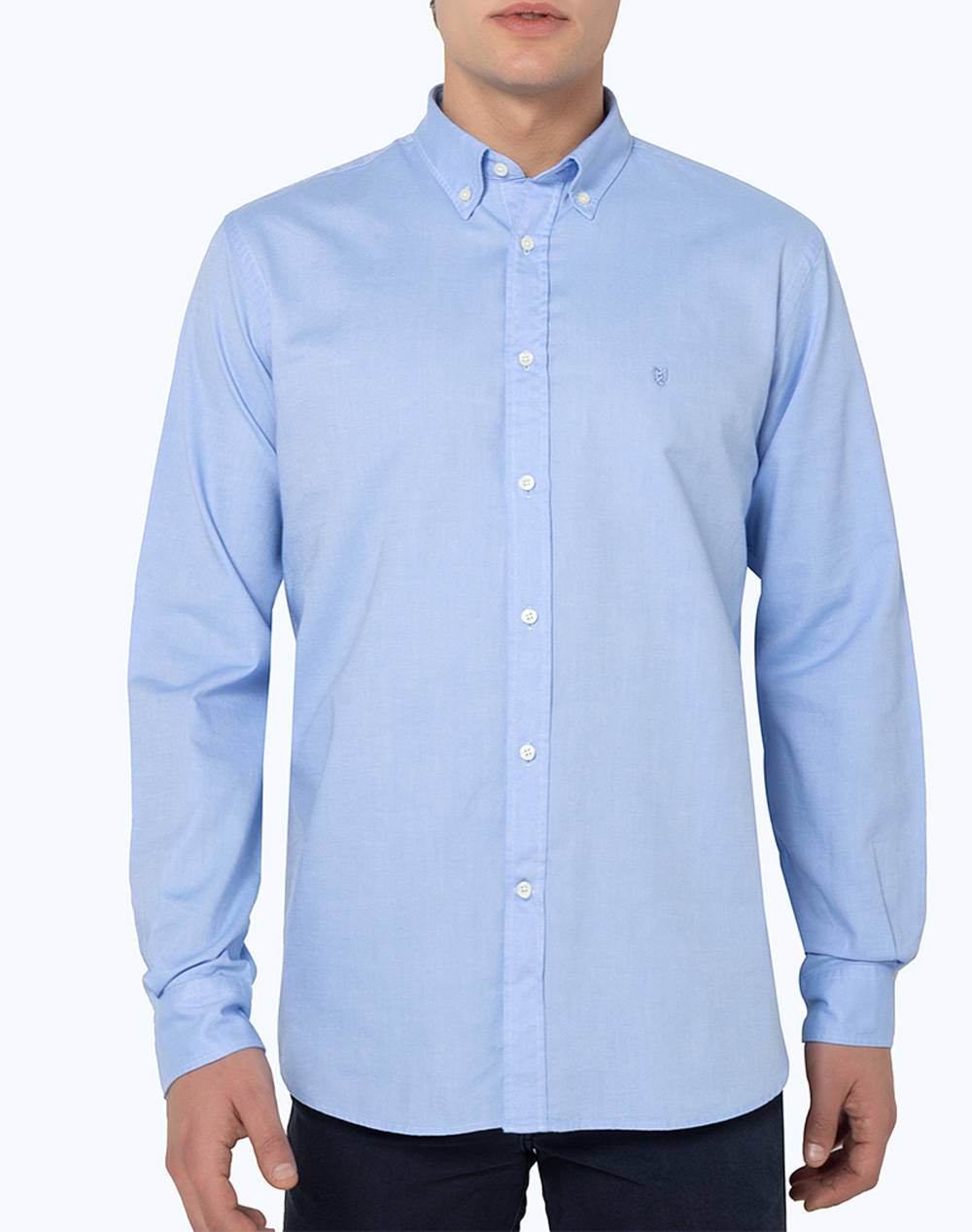 THE BOSTONIANS РИЗА OXFORD REGULAR FIT Plain OXFORD Button-down Regular Fit