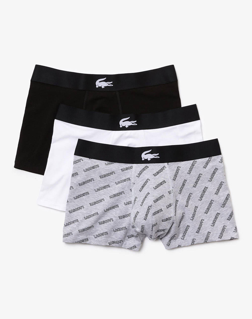 LACOSTE КОМПЛЕКТ БЕЛЬО ОТ 3 БРОЯ TRUNK PACK 3 TRUNKS