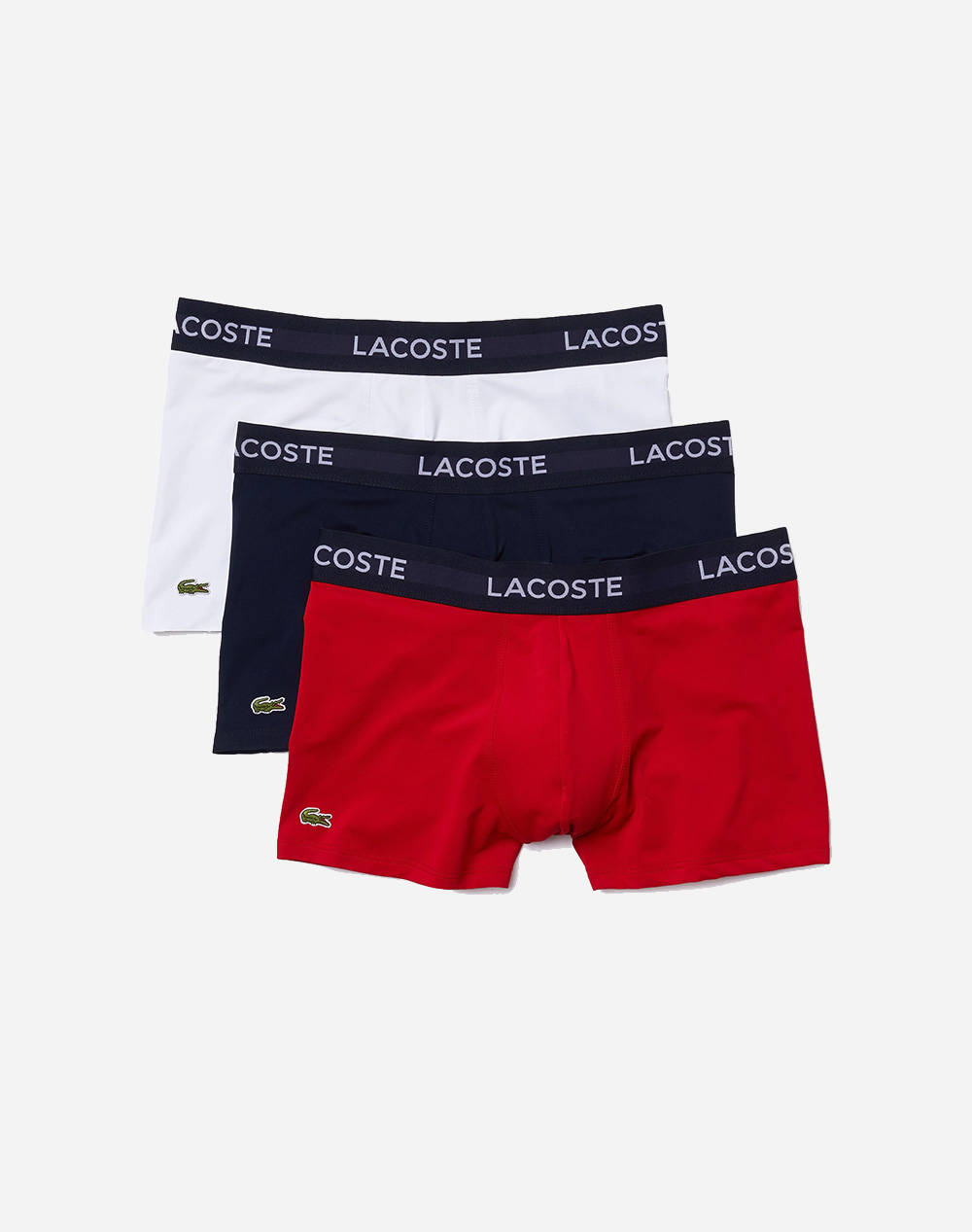 LACOSTE КОМПЛЕКТ БЕЛЬО ОТ 3 БРОЯ TRUNK PACK 3 TRUNKS