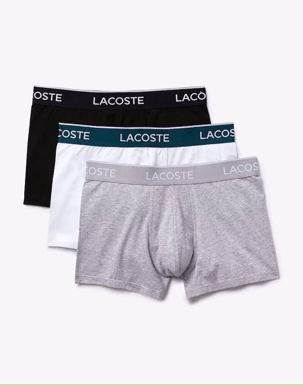 LACOSTE КОМПЛЕКТ БЕЛЬО ОТ 3 БРОЯ TRUNK PACK 3 TRUNKS