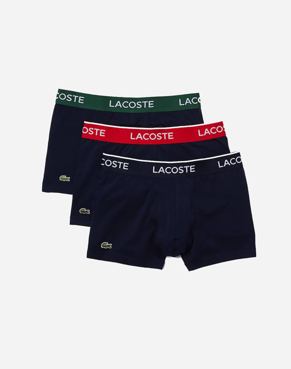 LACOSTE КОМПЛЕКТ БЕЛЬО ОТ 3 БРОЯ TRUNK PACK 3 TRUNKS