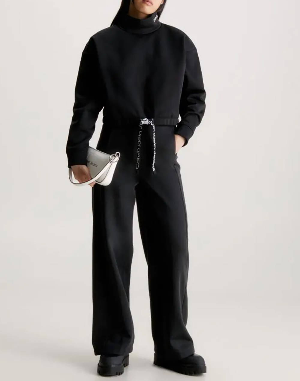 CALVIN KLEIN TAPE WIDE LEG JOG PANT