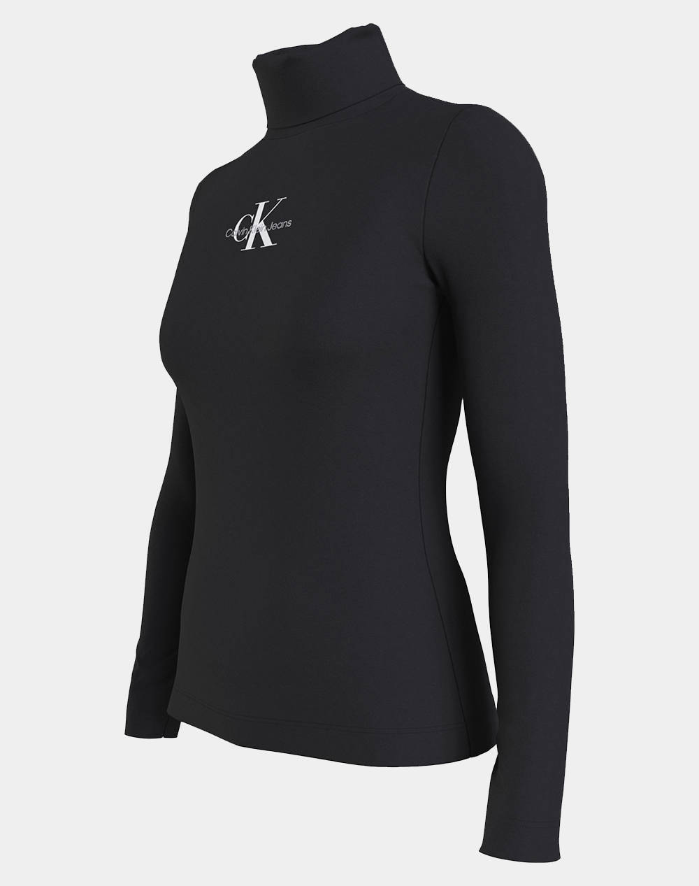 CALVIN KLEIN MONOLOGO RIB ROLL NECK