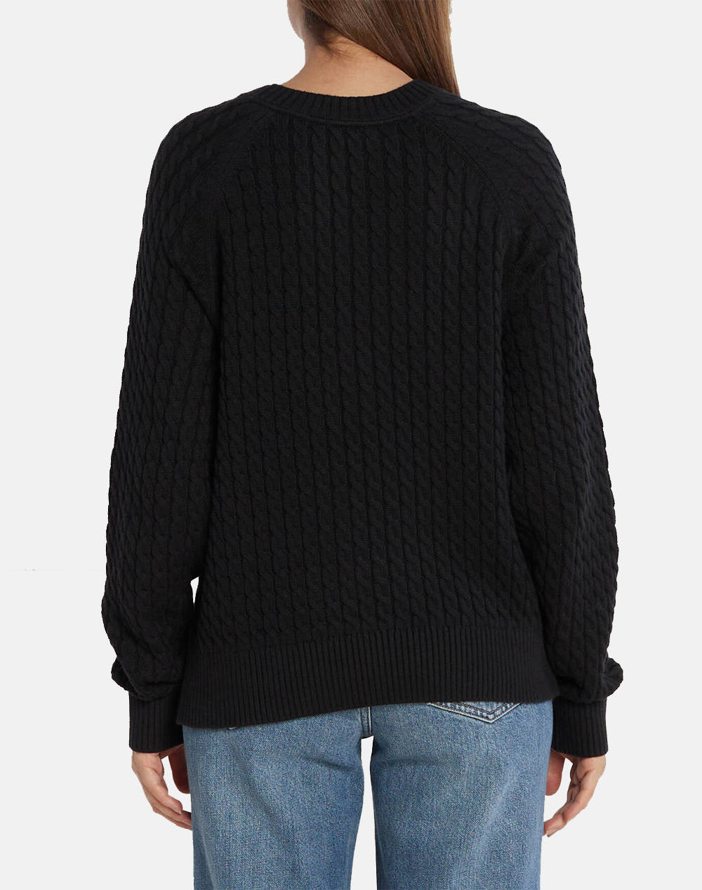 TOMMY HILFIGER CO MINI CABLE C-NECK SWEATER