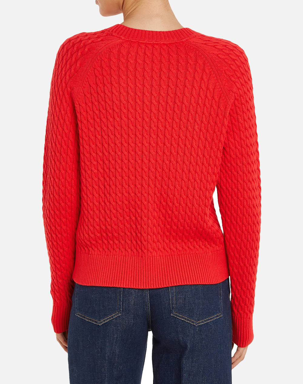 TOMMY HILFIGER CO MINI CABLE C-NECK SWEATER