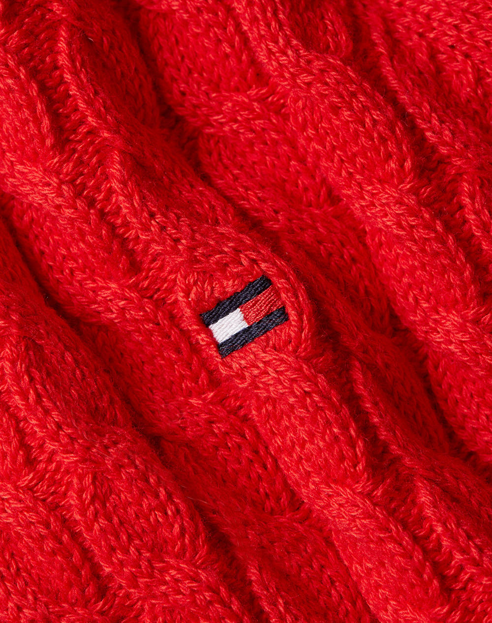 TOMMY HILFIGER CO MINI CABLE C-NECK SWEATER