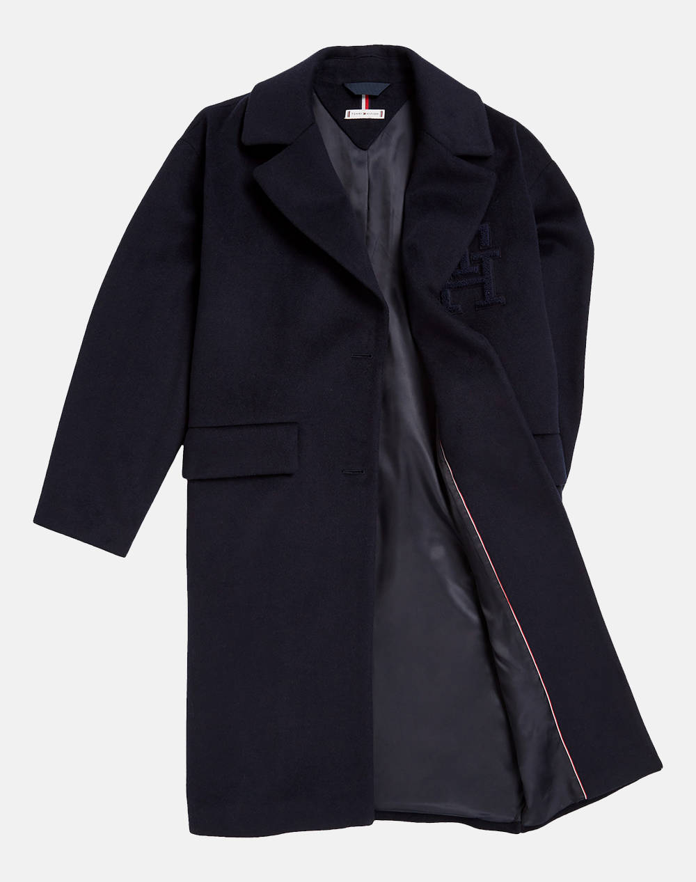 TOMMY HILFIGER IMD WOOL BLEND SB COAT