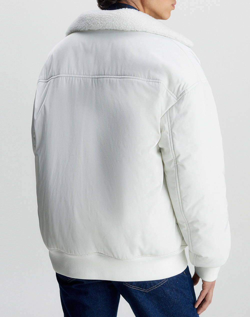 CALVIN KLEIN REVERSIBLE SHERPA BOMBER