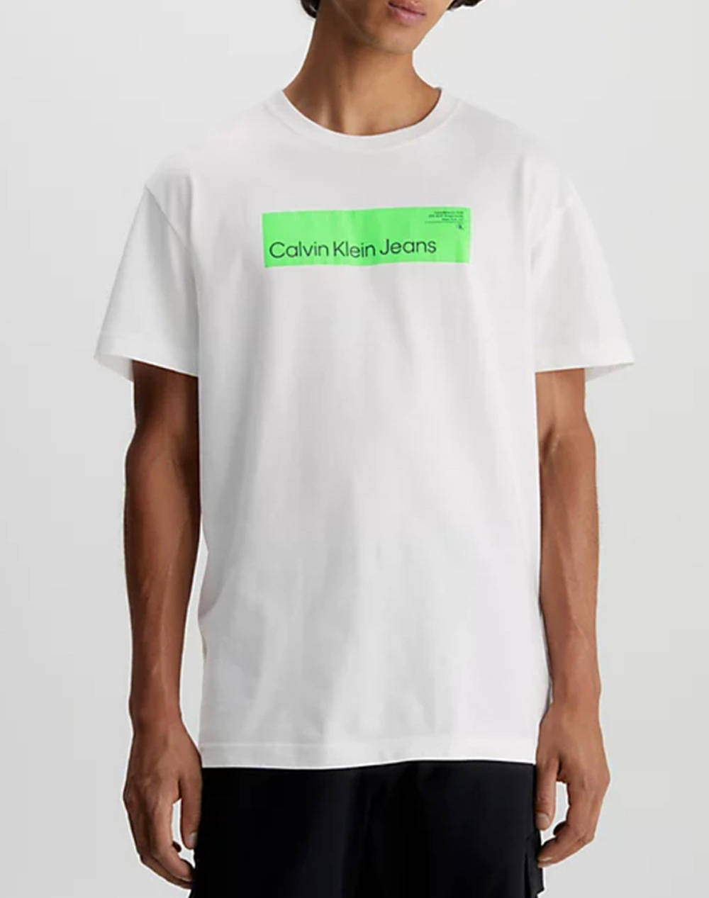 CALVIN KLEIN HYPER REAL BOX LOGO TEE