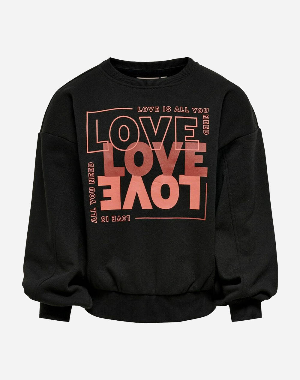 ONLY KONNINAH LIFE L/S LOVE O-NECK CS SWT