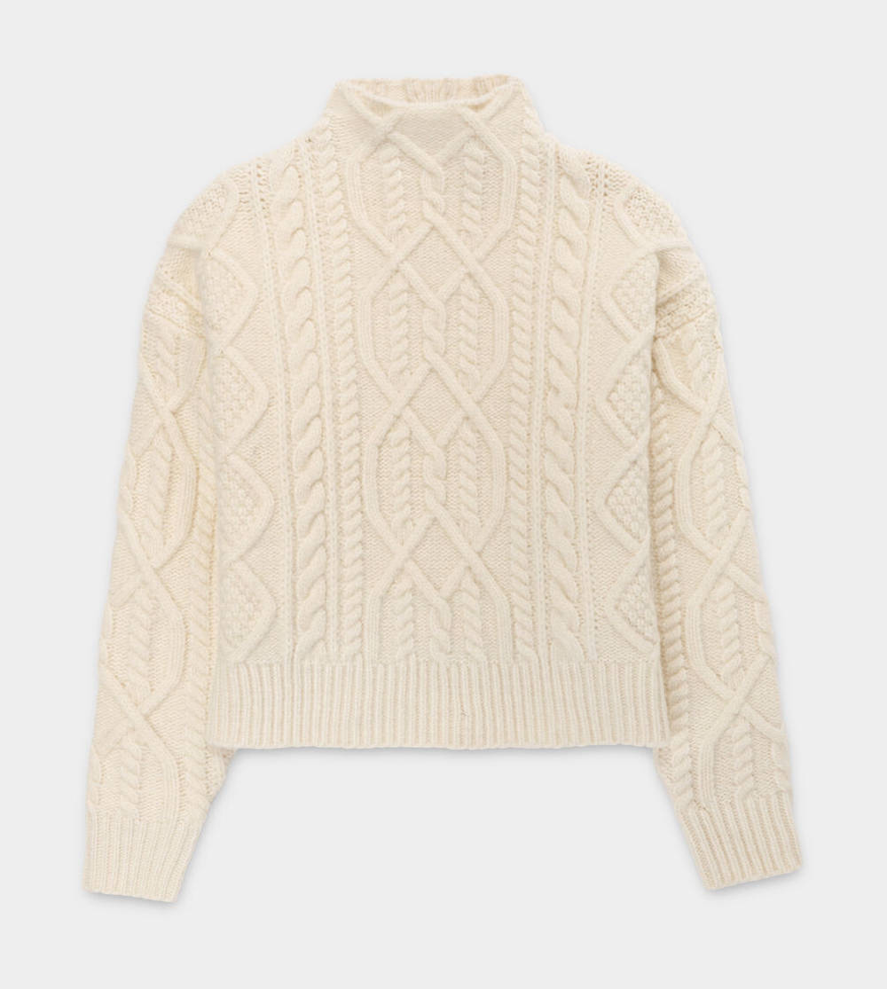 UGG Janae Cable Knit Sweater Short