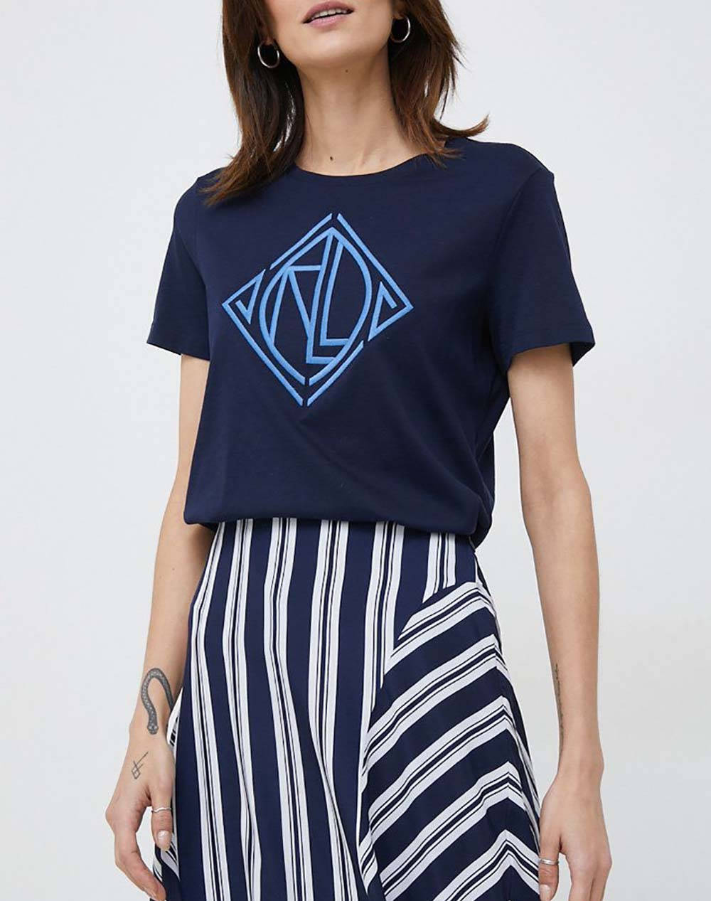 LAUREN RALPH LAUREN KATLIN-SHORT SLEEVE-T-SHIRT