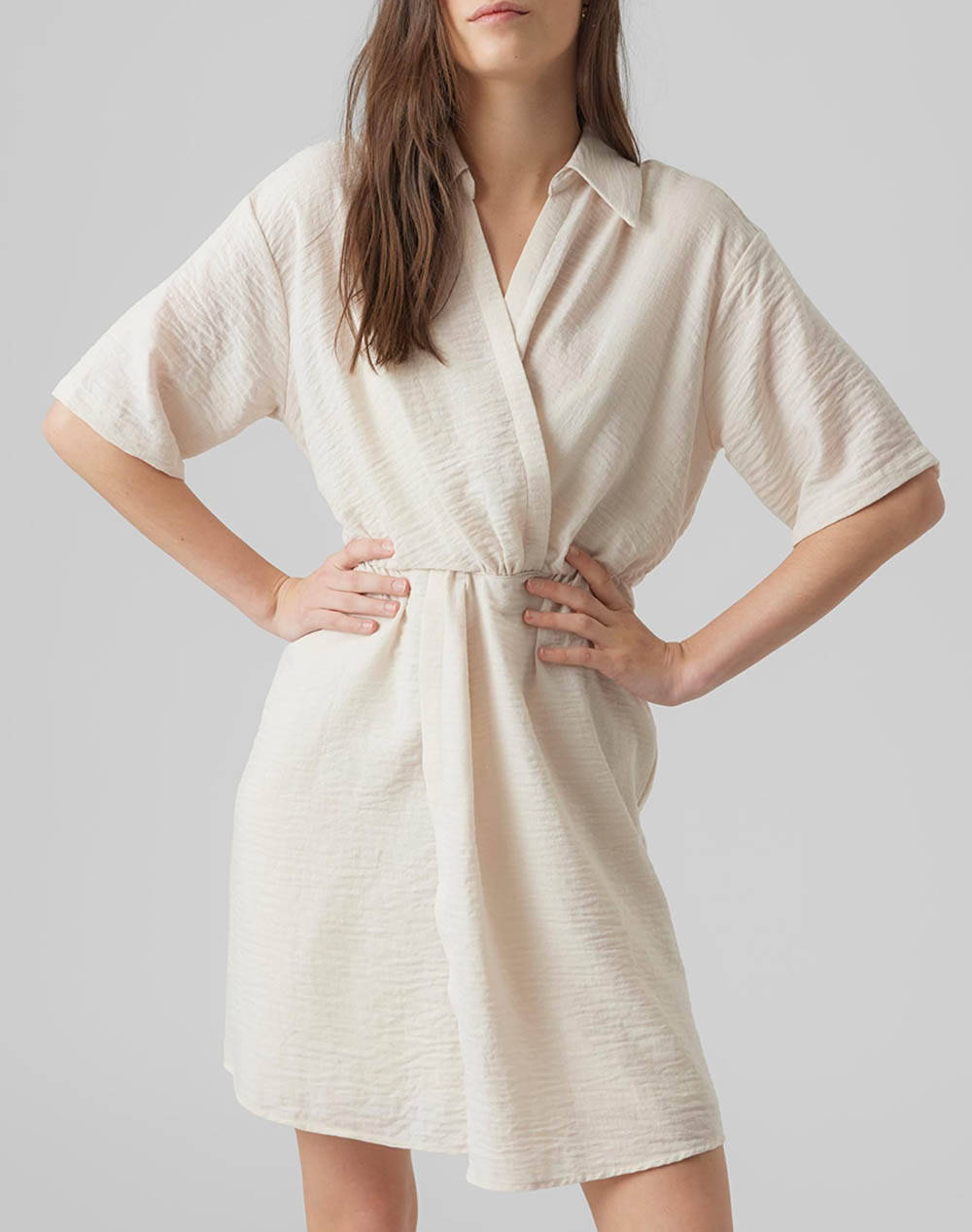 VERO MODA VMCHRIS SS SHORT WRAP DRESS WVN