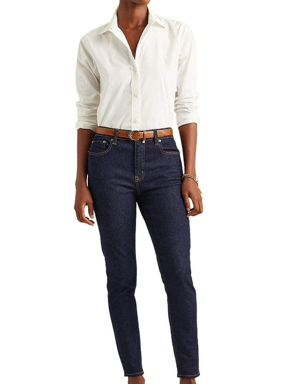 LAUREN RALPH TROUSERS 5-POCKET DENIM