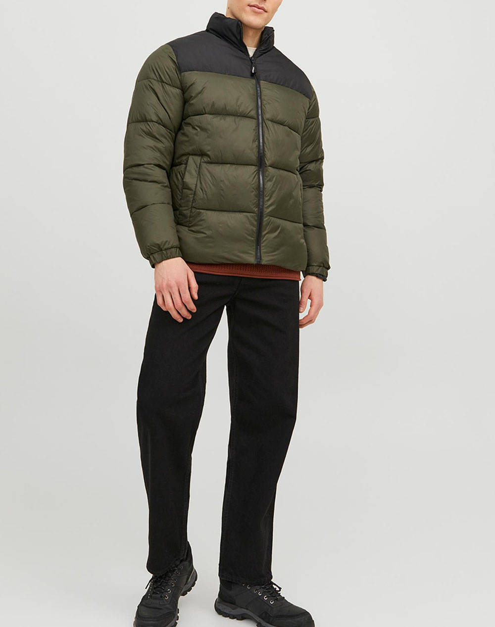 JACK&JONES JJETOBY PUFFER COLLAR SN