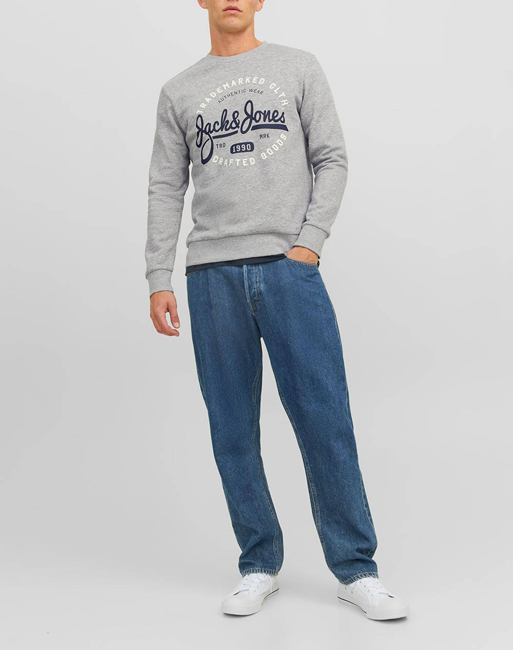 JACK&JONES JJMIKK SWEAT CREW NECK