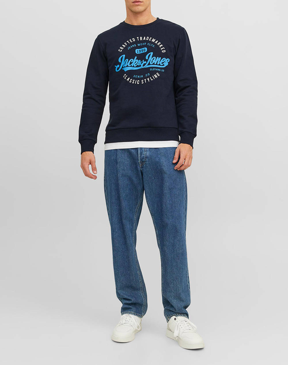 JACK&JONES JJMIKK SWEAT CREW NECK