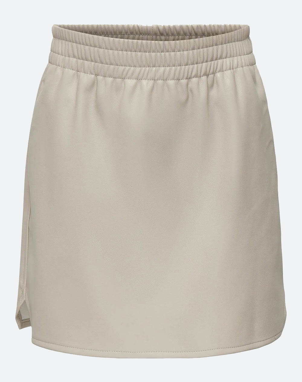 ONLY KOGBLAKE FAUX LEA PULL-UP SKIRT PNT